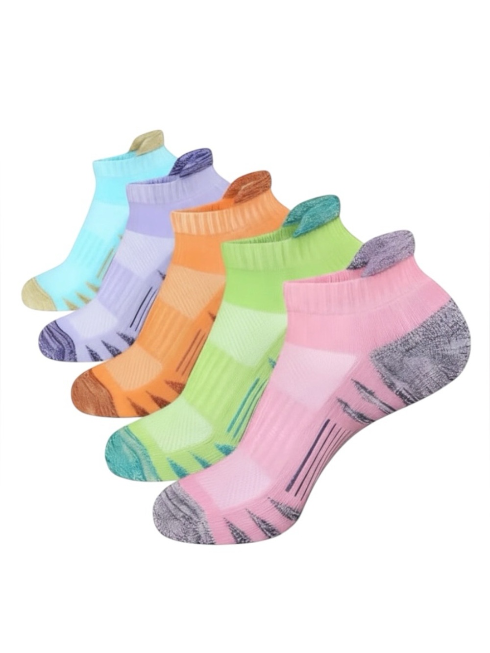 🆕Low Cut Shock Absorbing Cushioned Running Socks